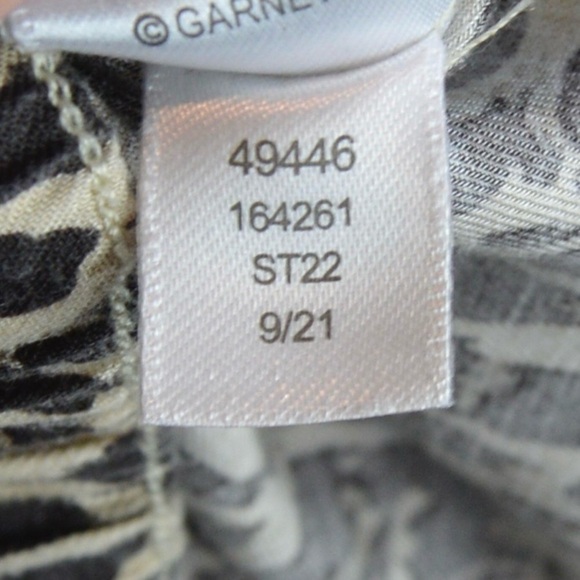 Garnet Hill Tencel & Linen Cropped Trousers, Leopard Print - Small 49446 - Picture 9 of 11